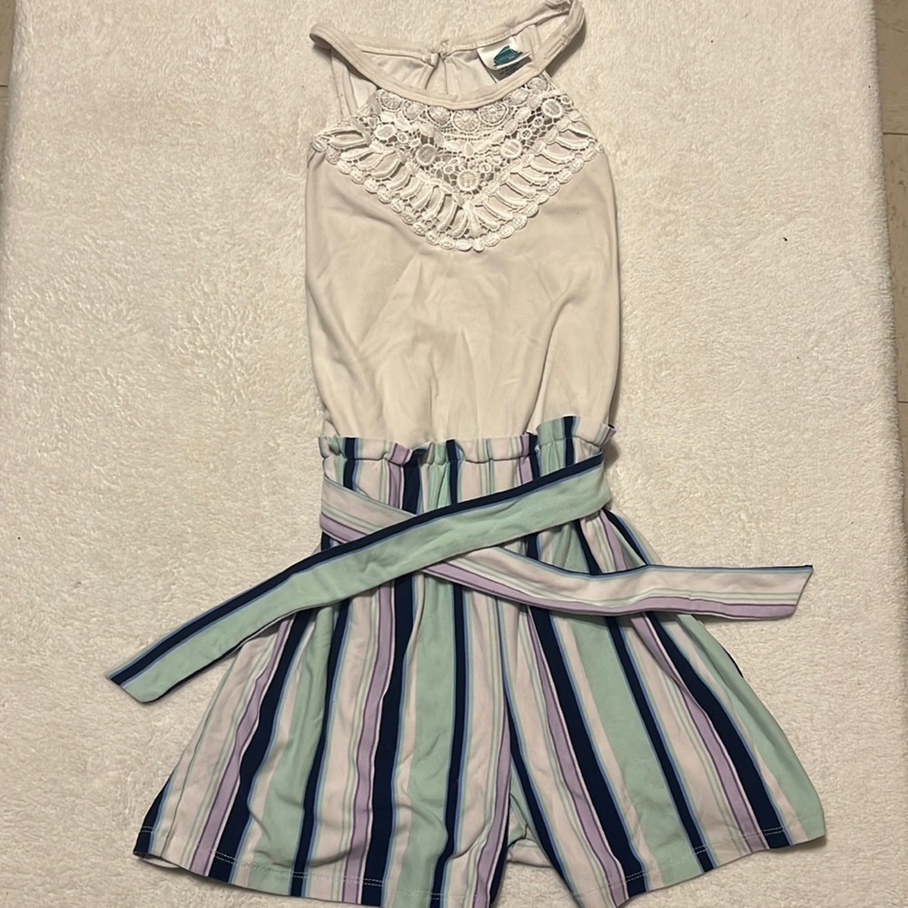 Small agree. blue purple and white Summer Jumper